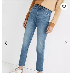 Madewell NWT Classic Straight Jeans